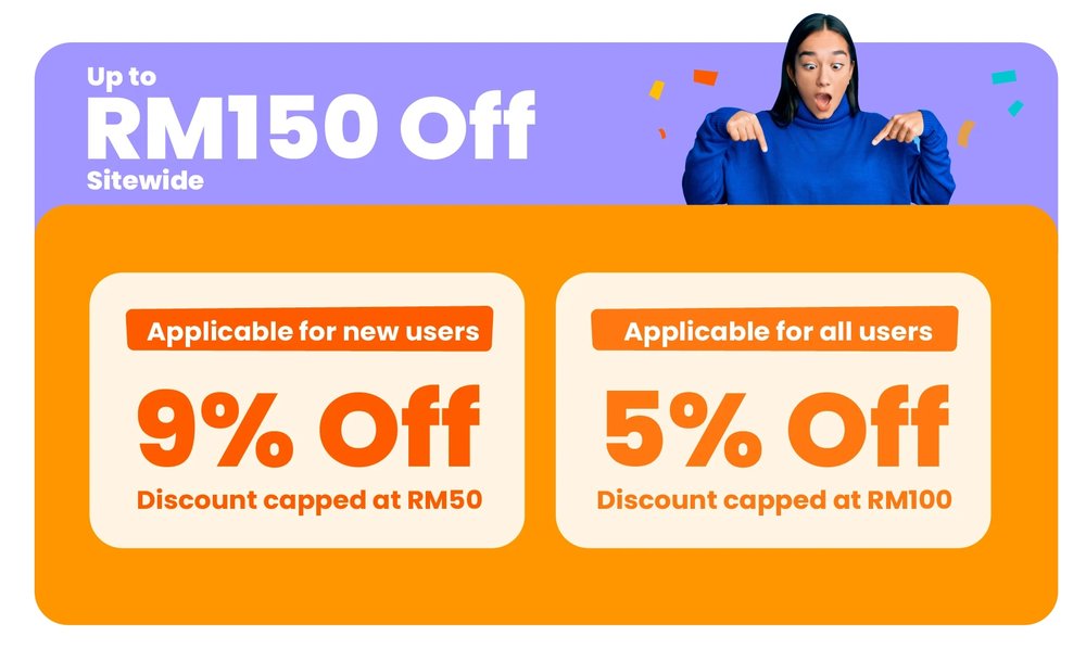 MY RM150 off sitewide 9th bday