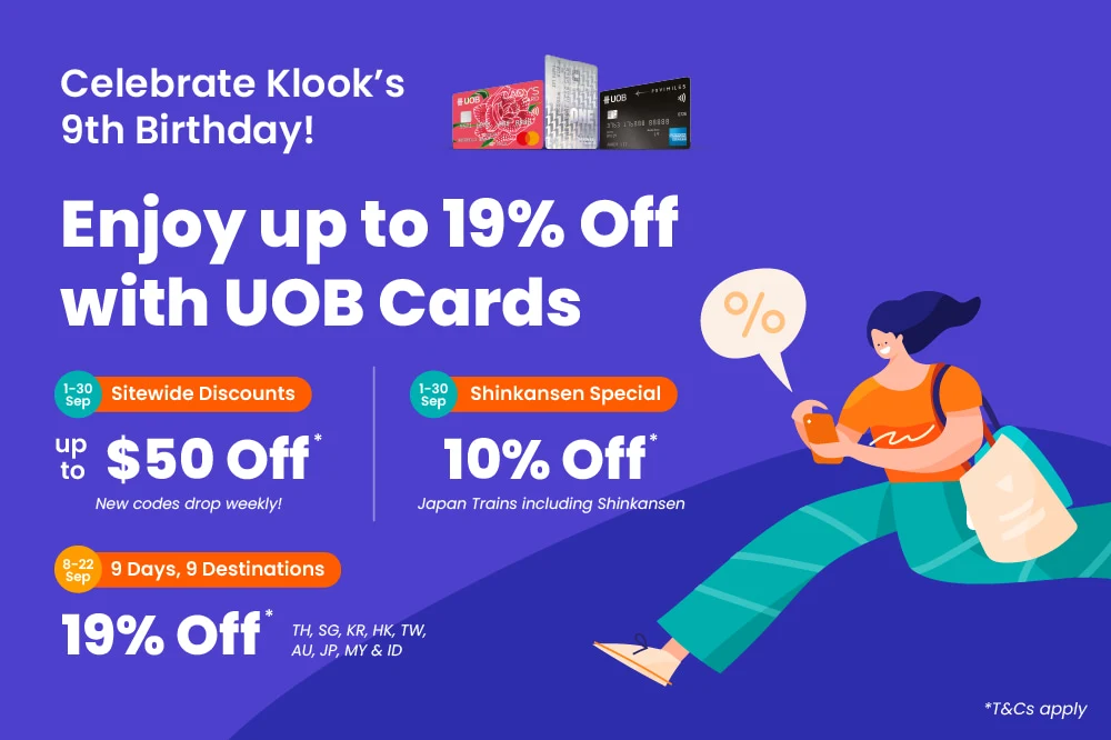 uob deals klook