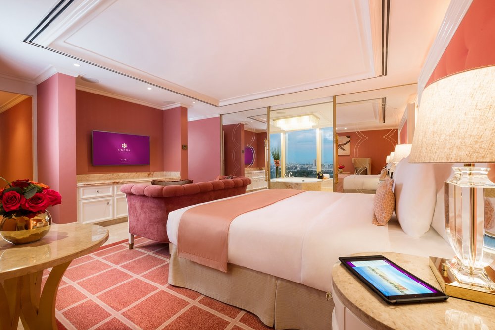 Room with pink interior design