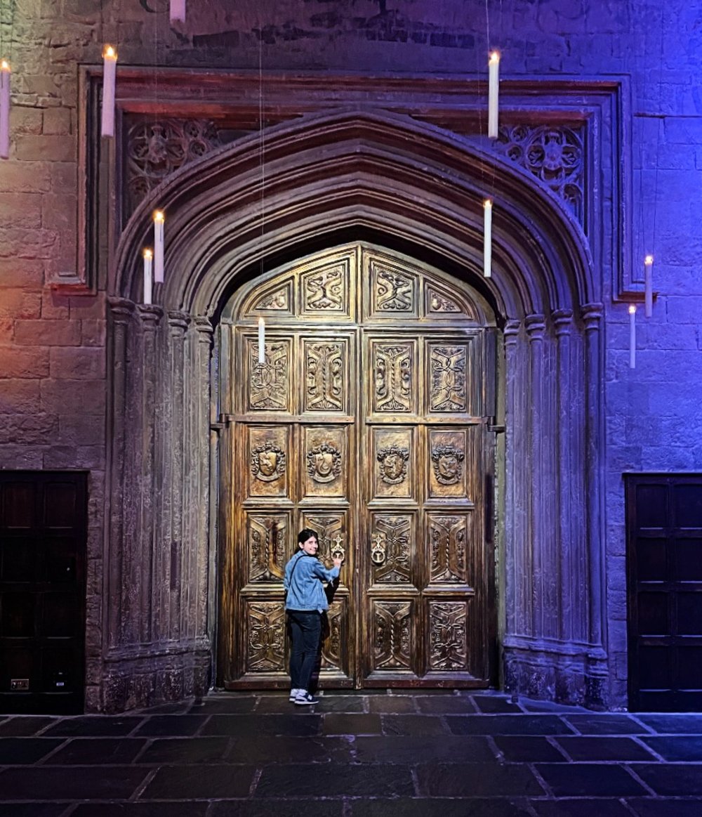 warner bros harry potter great hall door