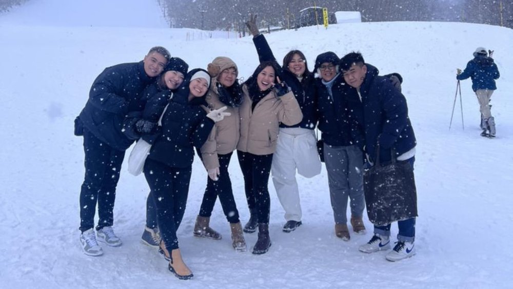 Skiing with your loved ones is the best experience! Image credits to Krizelle Zhaye
