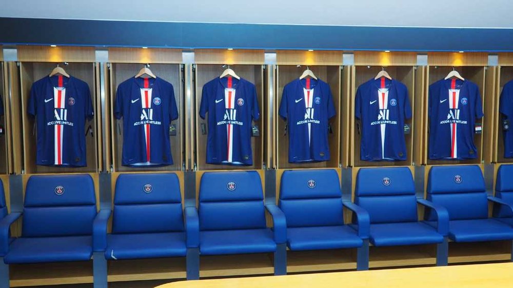 Paris Saint-Germain Locker Room