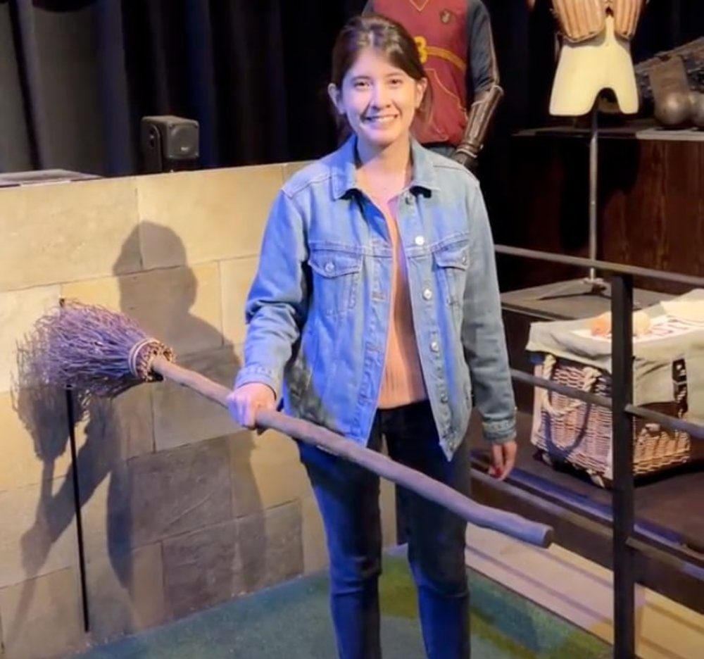 warner bros. harry potter broom