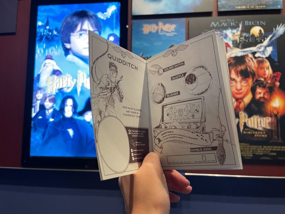 warner bros. harry potter london activity passport