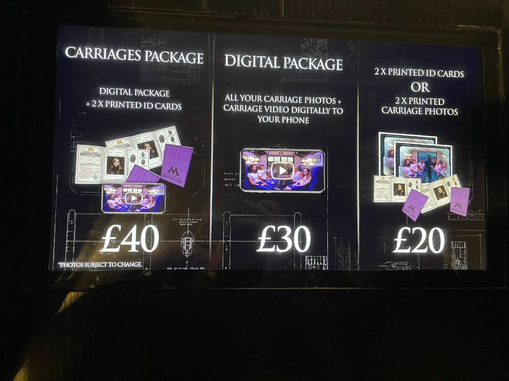 warner bros. harry potter london carriage experience 