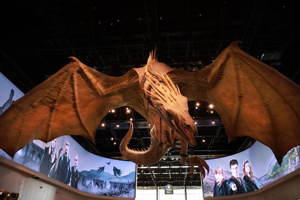 warner bros. harry potter london Ukrainian Ironbelly dragon