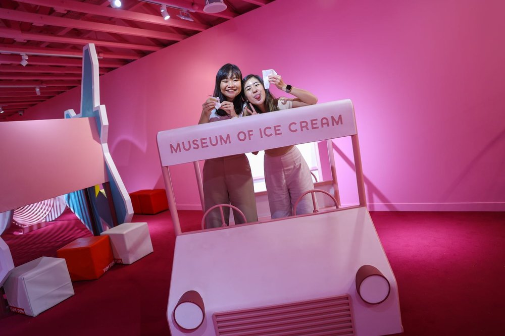 Museum of Ice Cream Singapore Grace and Beatrice