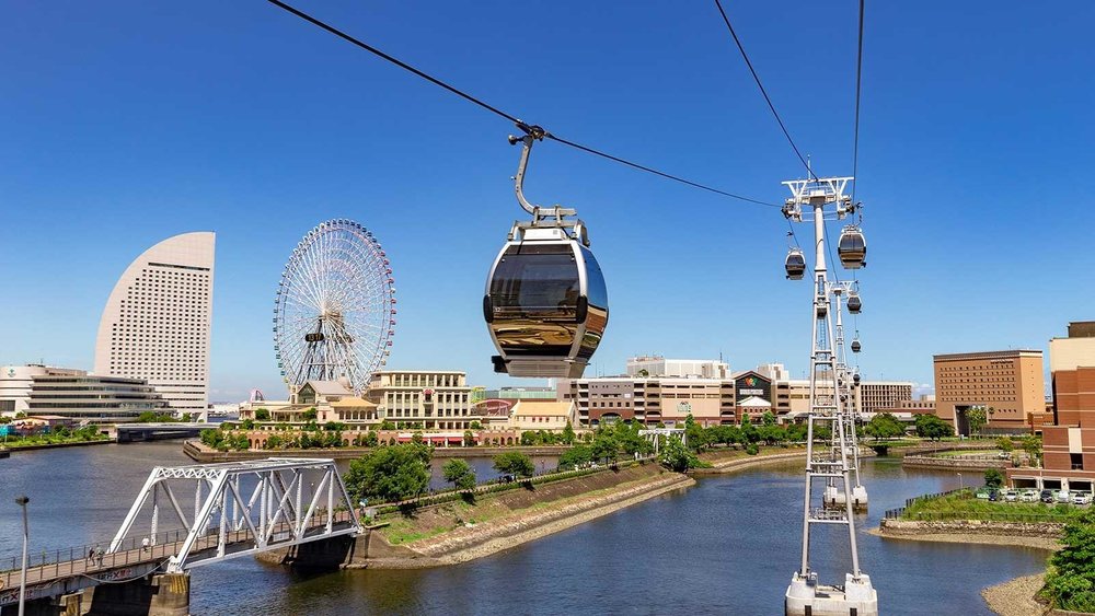 橫濱一日遊  橫濱空中纜車YOKOHAMA AIR CABIN