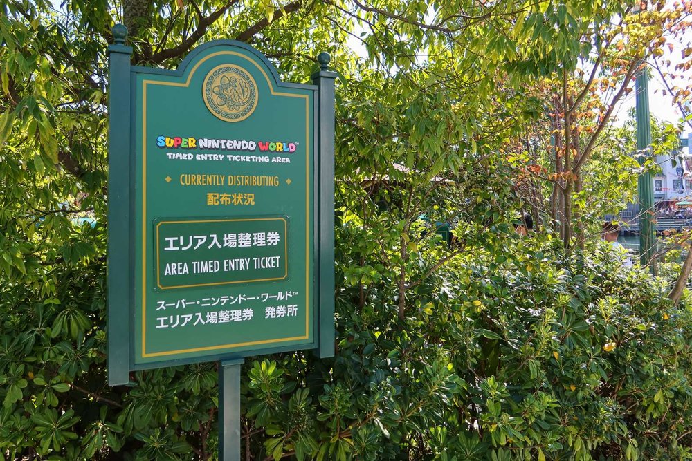 Super Nintendo World Area Timed Entry Tickets Currently Distributing