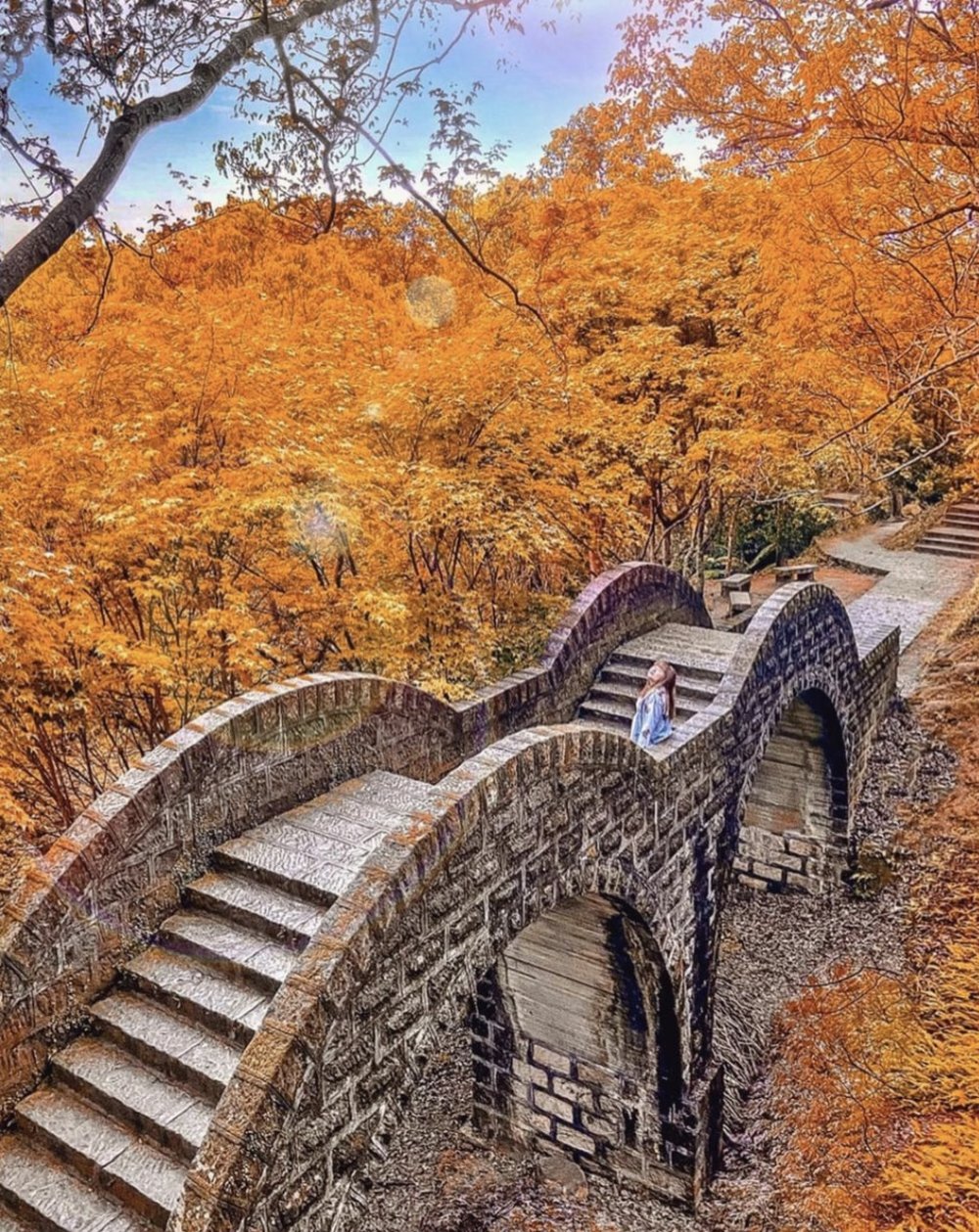 台灣紅葉 汐止拱北殿