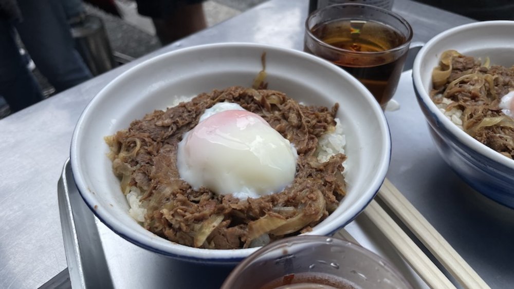 築地市場狐狸屋牛丼