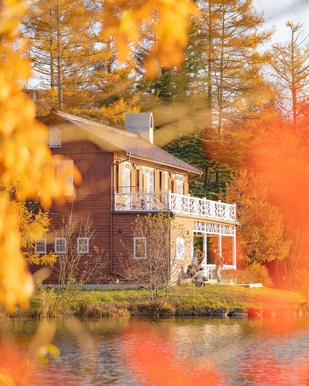 輕井澤紅葉 鹽澤湖