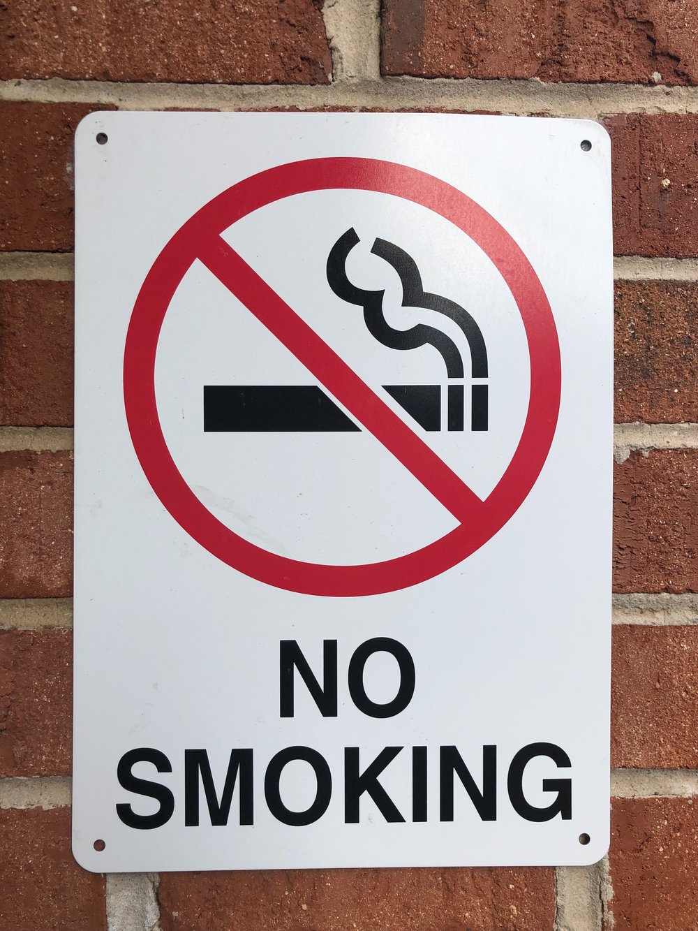 No smoking sign