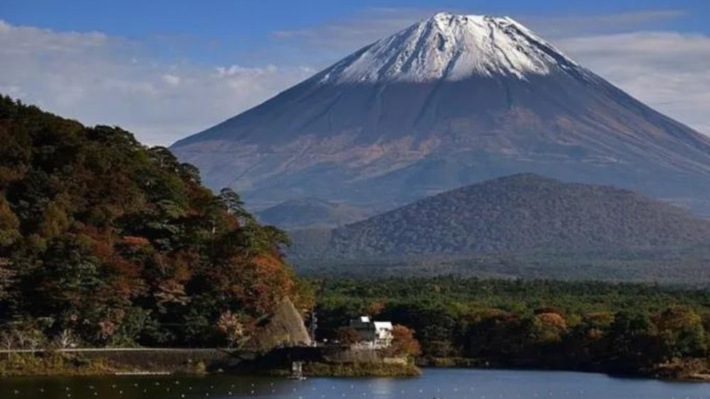 Mount Fuji from Lake Shoji