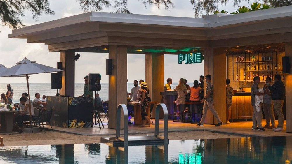 Enjoy the sunset and stunning sea views with your favourite drink in hand at the luxurious Pine Beach Bar. Credits to @pine.beachbar on Instagram