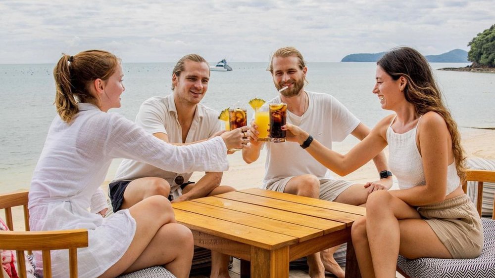 Get ready to create epic moments with your friends at Flamingo Beach Front Cafe. Credits to @phuketflamingo on Instagram