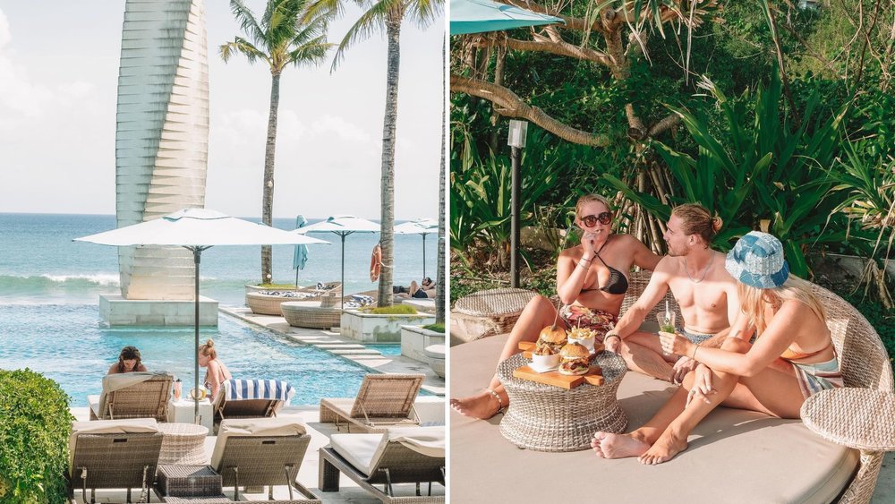 Evenings are even better at Vue Beach Club, thanks to sunset views and delicious food. Credits: @vuebeachclubbali