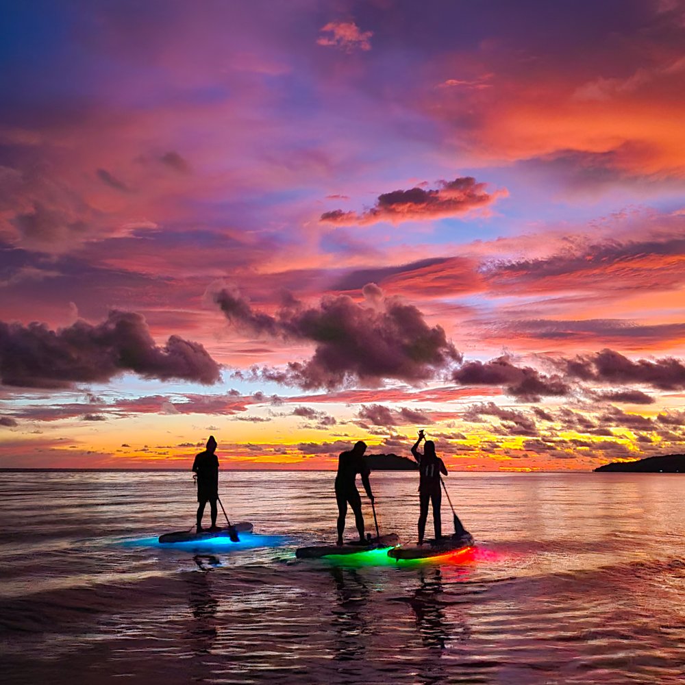 Night Glow Stand Up Paddle Experience in Kota Kinabalu