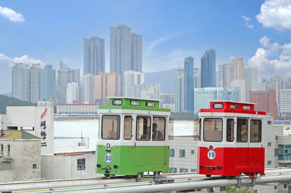 釜山景點：海雲台膠囊列車