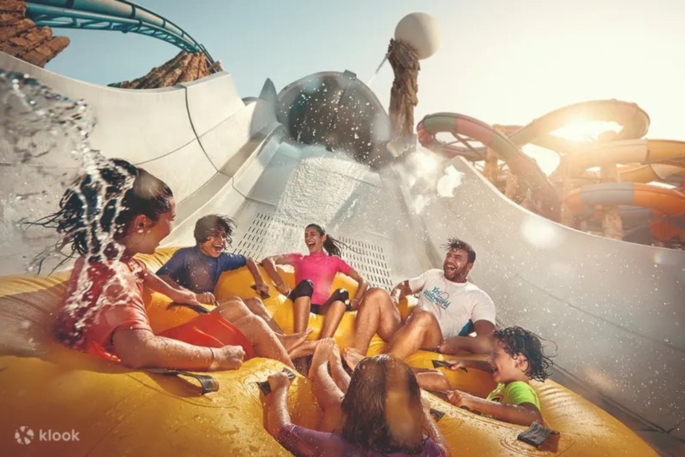 Slip n’ slide at Yas Waterworld