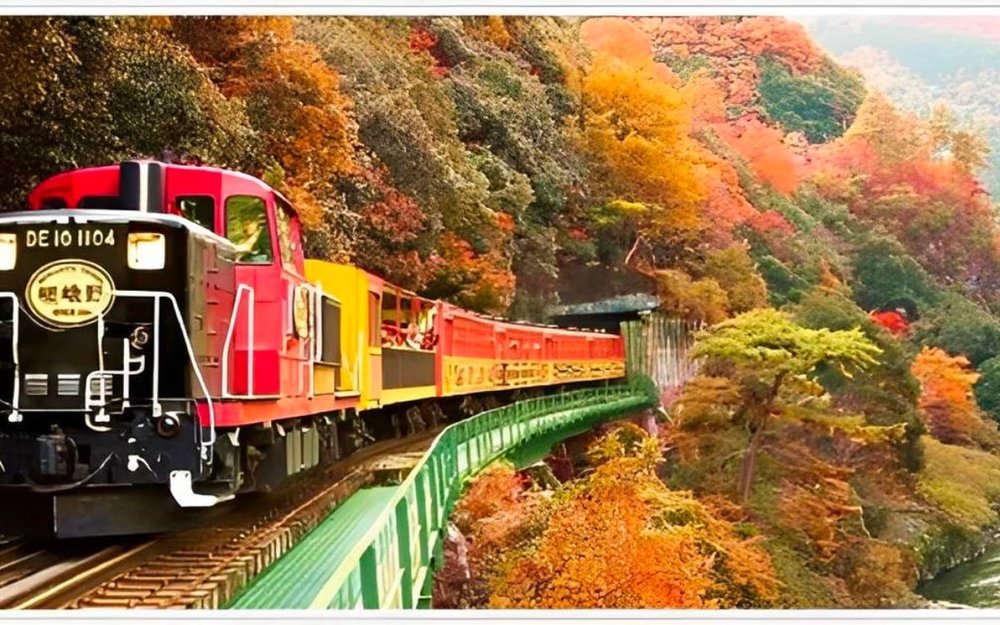 Tham Gia Chuyến Tàu Lãng Mạn Sagano