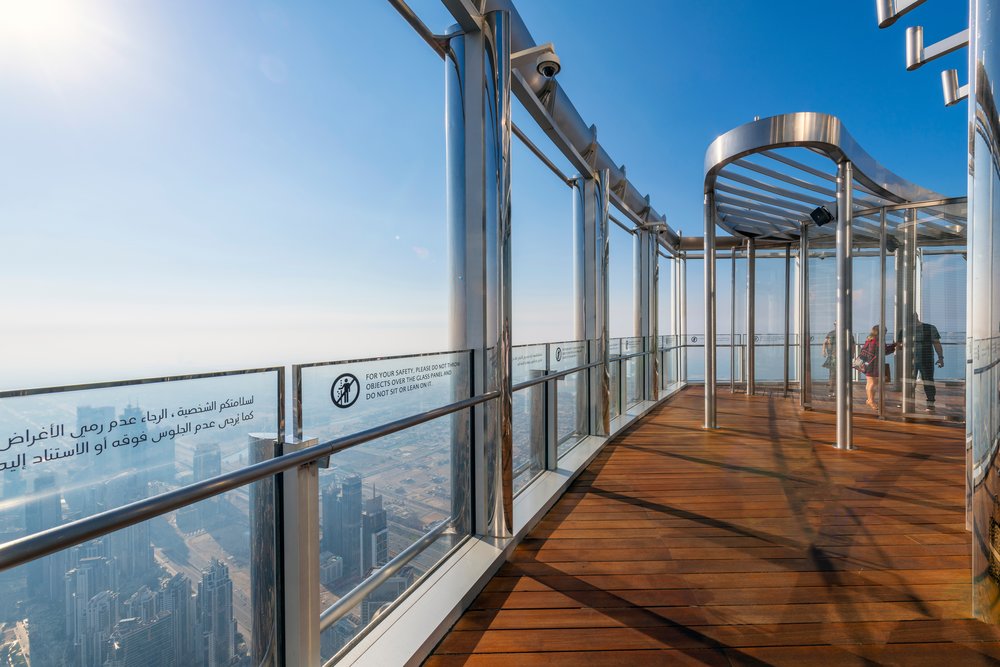See the city from the Burj Khalifa Observation Deck
