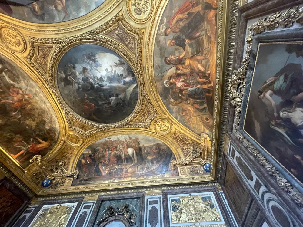 ヴェルサイユ宮殿　天井画（女神ディアーヌ）