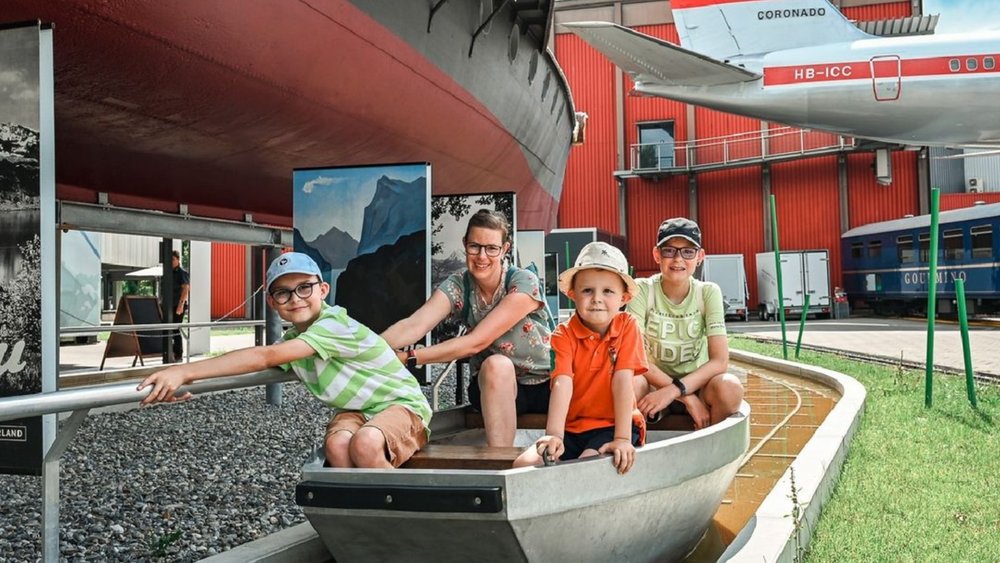Choo choo.. the kids are having fun here! Image credits to @verkehrshaus on Instagram