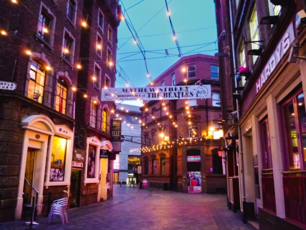  UK リバプールビートルズミュージアム　マシューストリート