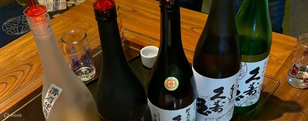 Bottles of Sake