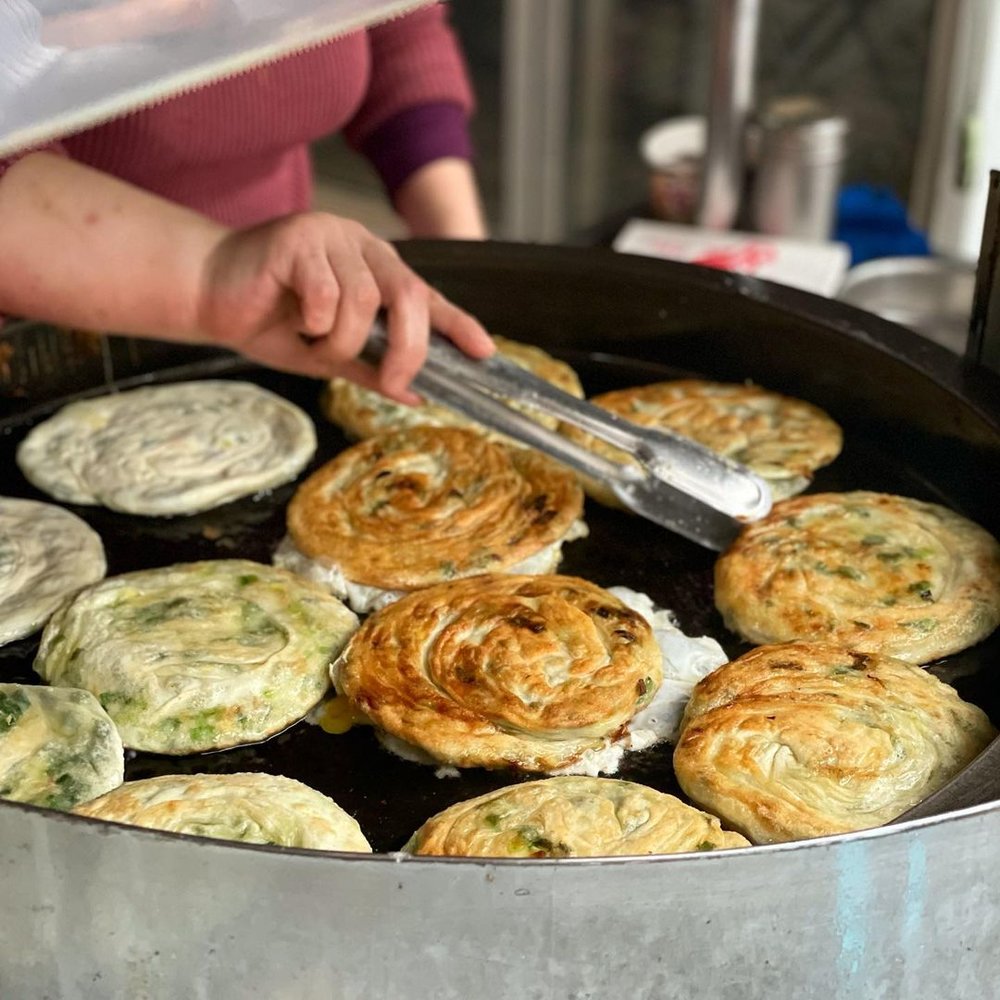 羅東夜市美食義豐蔥油派