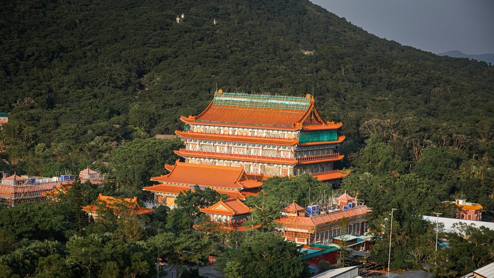 Po Lin Monastery facade