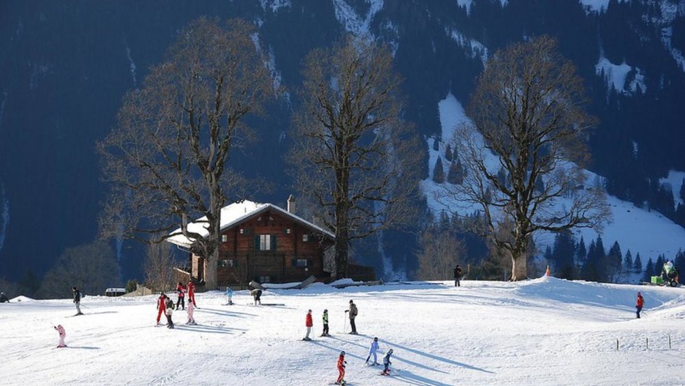 Ski down Bodmi Arena