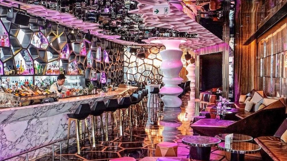 I think this is the most beautiful interior for a bar! Image credit to OZONE on Facebook