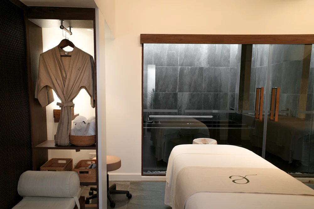 bên trong phòng trị liệu tại spa