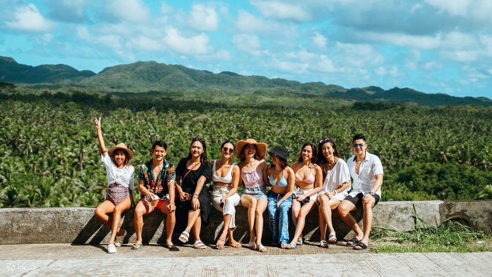 Tourist in Coconut Mountain View Point