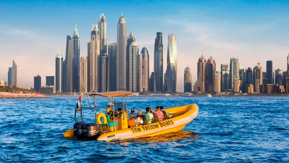Atlantis, Palm Jumeirah, Burj Al Arab, and Dubai Marina Boat Sightseeing Tour