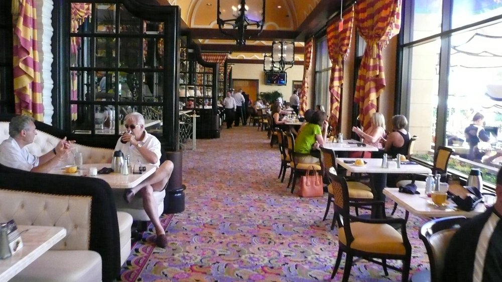 3. Indulge in a sumptuous meal and an aerial view of the Strip