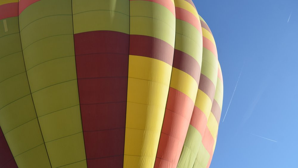 8. Journey through the desert in a hot air balloon