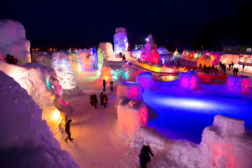Chitose Lake Shikotsu Ice Festival
