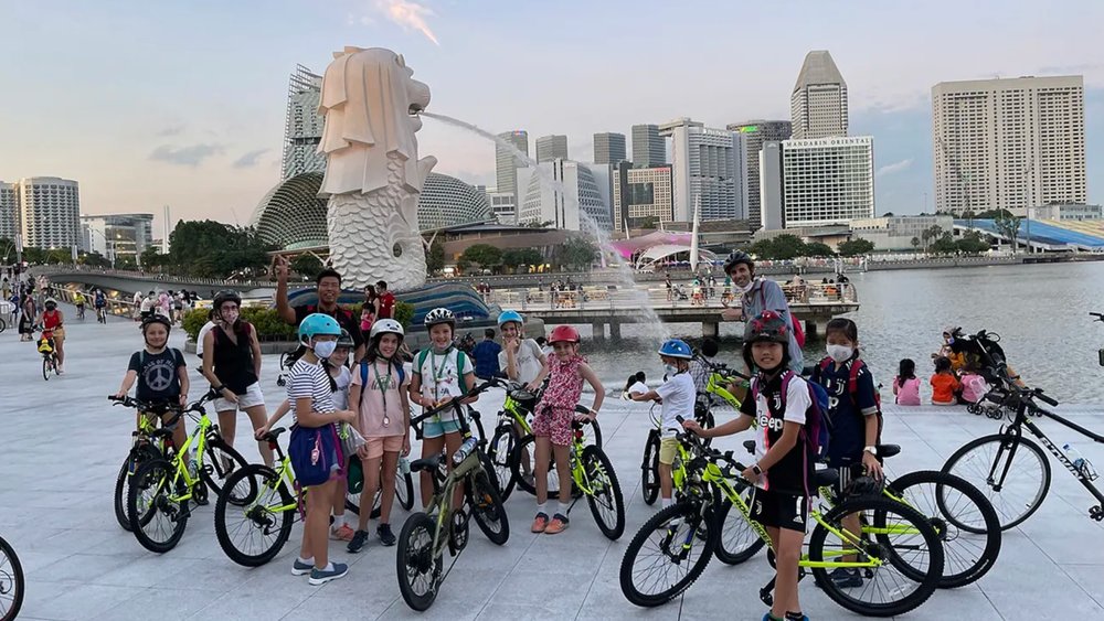 Bicycle Rental at Marina Bay