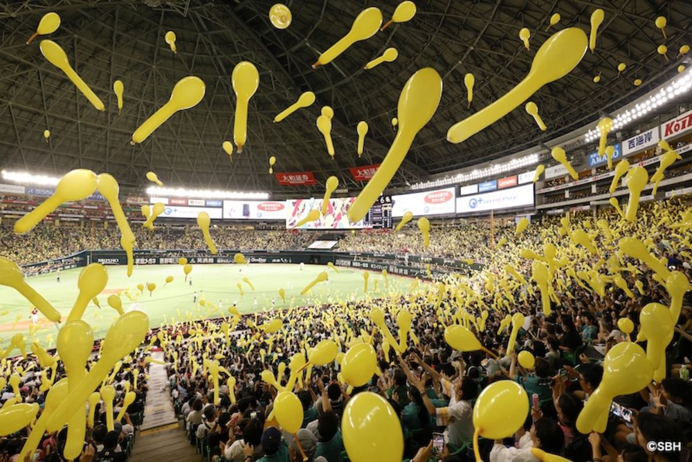 福岡軟銀鷹隊棒球比賽風球