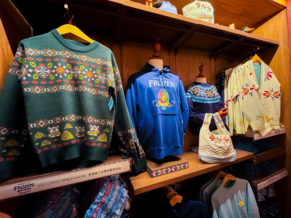 world of frozen sweater