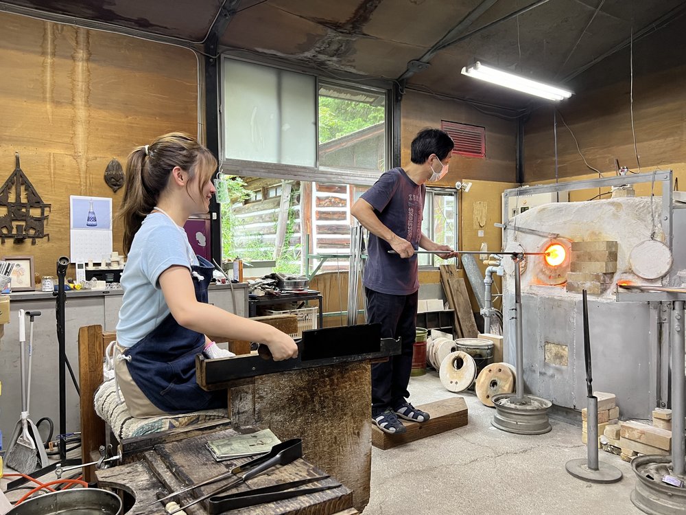 glassblowing process