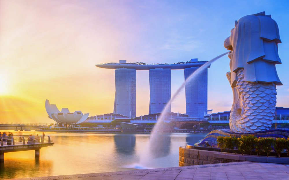Giới Thiệu Merlion Park - Công Viên Sư Tử Biển Nổi Tiếng Singapore