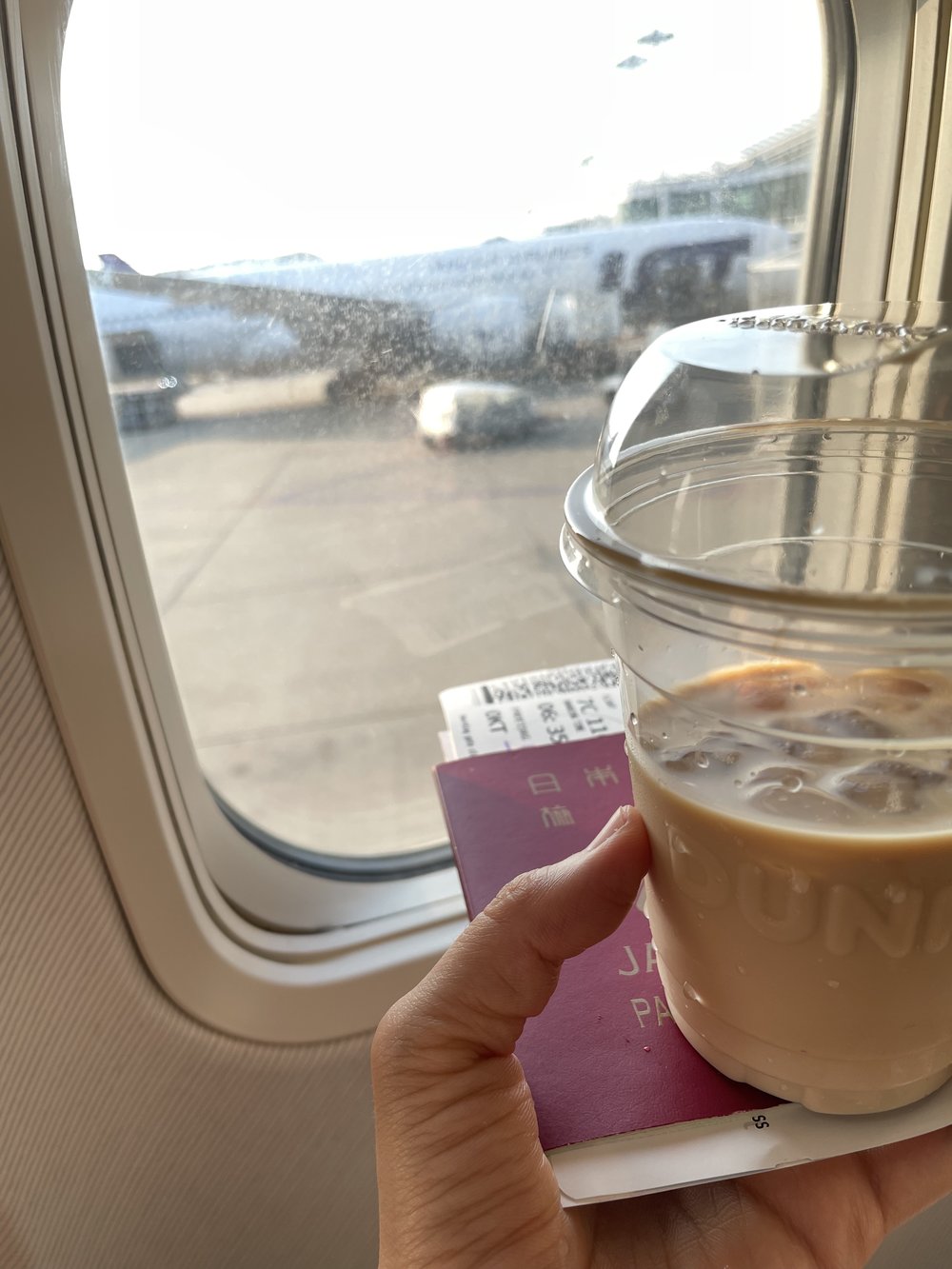 韓国　機内