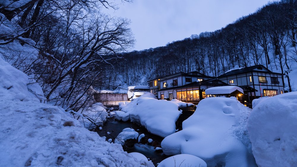Snowfall in Akita transforms the region into a real-life snow globe Credits: Michael Sum on Unsplash