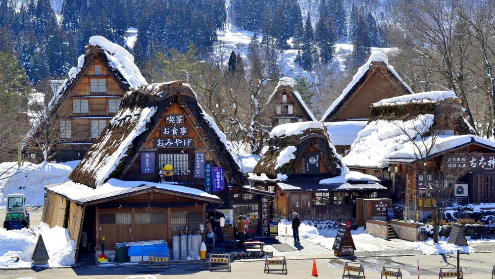 Japan's snowy villages and towns are like scenes straight out of a fairy tale. Credits: Laurentiu Morariu on Unsplash