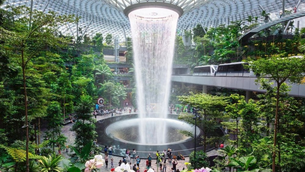 Look at the train passing through the waterfall! Image credits to @planetx44 on Instagram