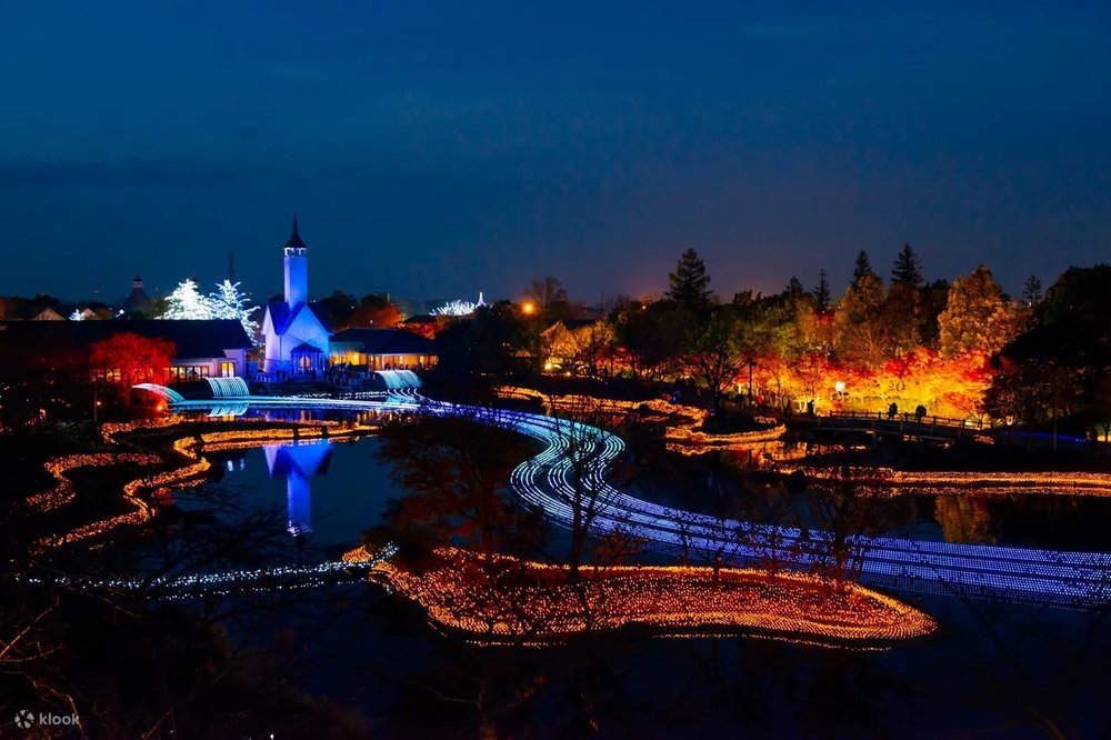 Winter lights in Nabana no Sato’s